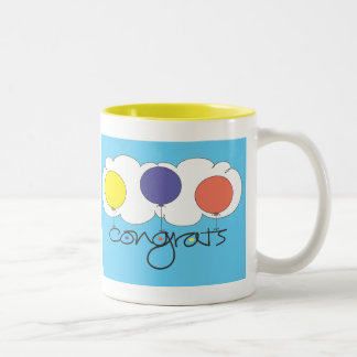 Caneca De Café Em Dois Tons Congrats