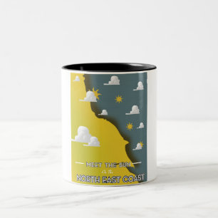 Caneca De Café Em Dois Tons Conheça o Sol, na Costa Nordeste