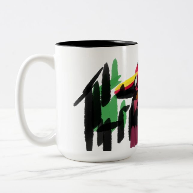 Caneca De Café Em Dois Tons Conjunto Fox Outono (Esquerda)
