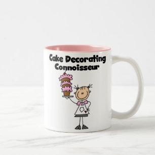 Caneca De Café Em Dois Tons Connoisseur de Decoração de Bolos Feminina