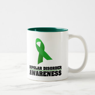 Caneca De Café Em Dois Tons Consciência da doença bipolar