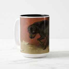 Caneca De Café Em Dois Tons Consciência Faz Borricas De Todos Nós