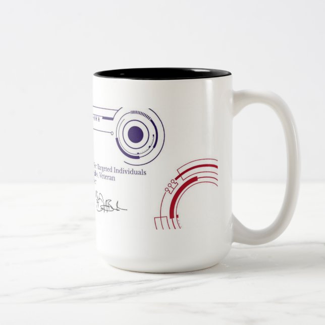 Caneca De Café Em Dois Tons Conscientização  (Direita)
