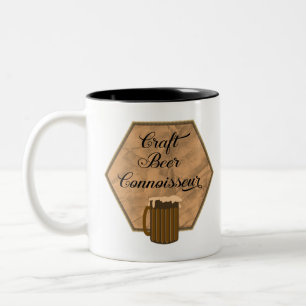Caneca De Café Em Dois Tons Consola de Cerveja do artesanato