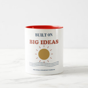 Caneca De Café Em Dois Tons Construído em Mulheres Engenheiras de Grandes Idei