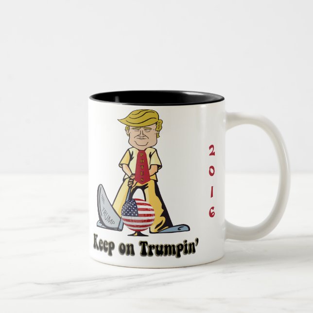 Caneca De Café Em Dois Tons Continue a piscar (Direita)