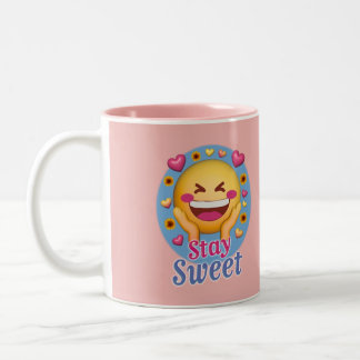 Caneca De Café Em Dois Tons Continue Doce
