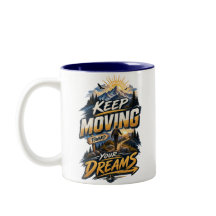 Continue em Direção aos Seus Sonhos – Caneca Inspi