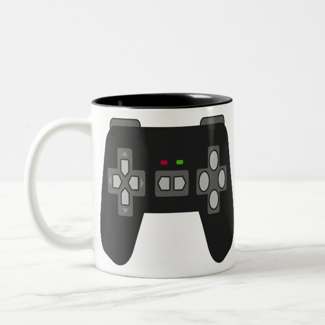 Caneca De Café Em Dois Tons Controladora de jogos (Esquerda)
