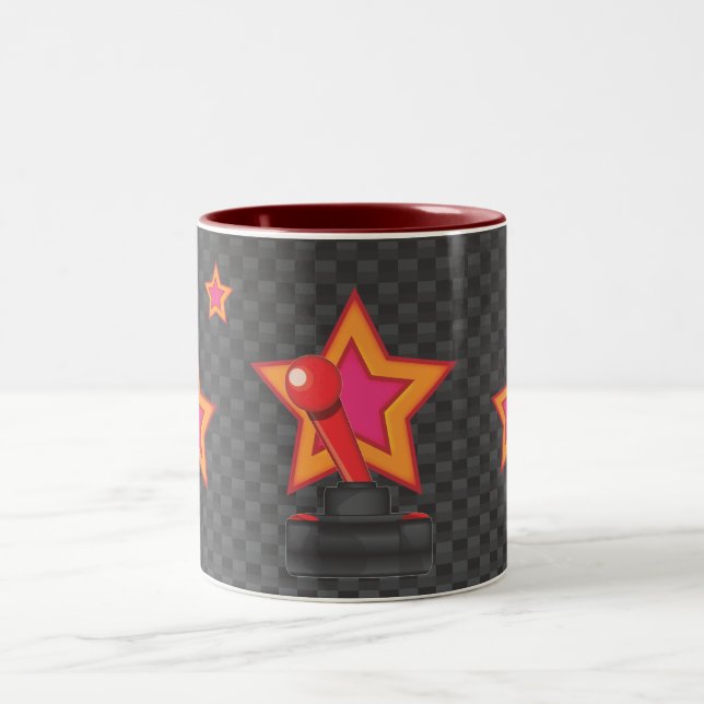 Caneca De Café Em Dois Tons Controle joystick (Centro)