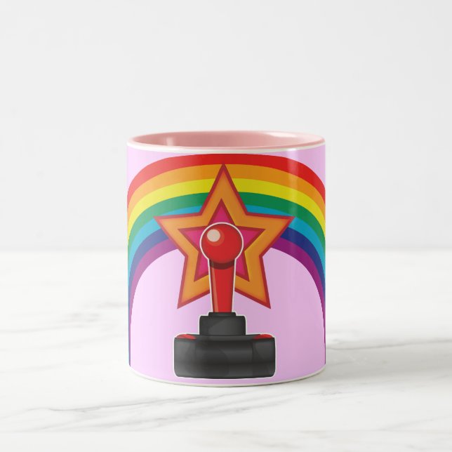 Caneca De Café Em Dois Tons Controle joystick (Centro)