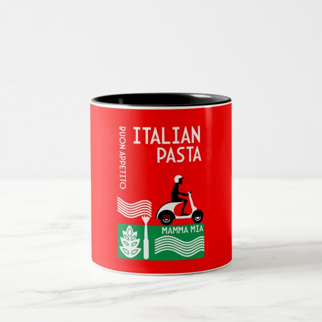 Caneca De Café Em Dois Tons Cook italiano (Centro)
