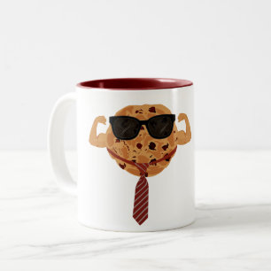 Caneca De Café Em Dois Tons Cookie difícil - Legal