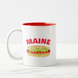 Caneca De Café Em Dois Tons Cookout de Comida Portland ME do Hotdog do Snapper