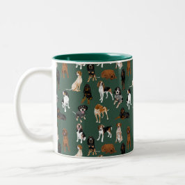 Caneca De Café Em Dois Tons Coonhound
