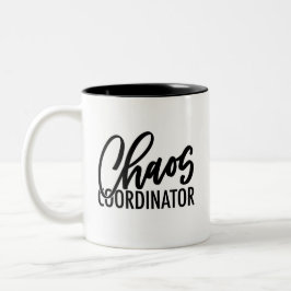 Caneca De Café Em Dois Tons Coordenador de caos