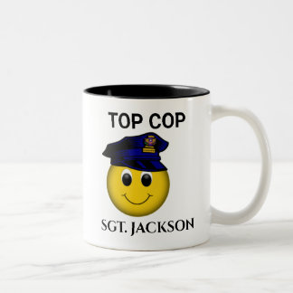 Caneca De Café Em Dois Tons Cop Mover Superior