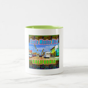 Caneca De Café Em Dois Tons Copa "Papais noeis Monica Blvd 2"