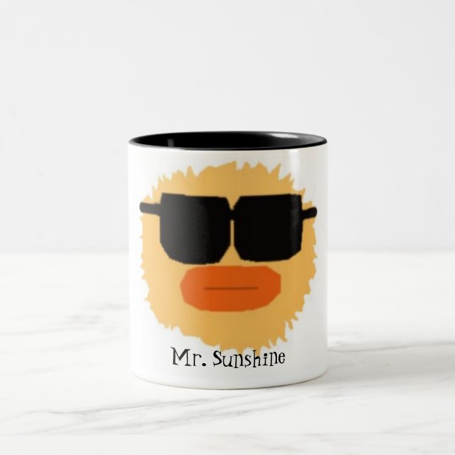 Caneca De Café Em Dois Tons Cópia de M.sunshine, Sr. Luz do sol (Centro)