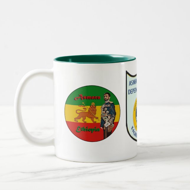 Caneca De Café Em Dois Tons Copo americano da escola de Asmara (Esquerda)
