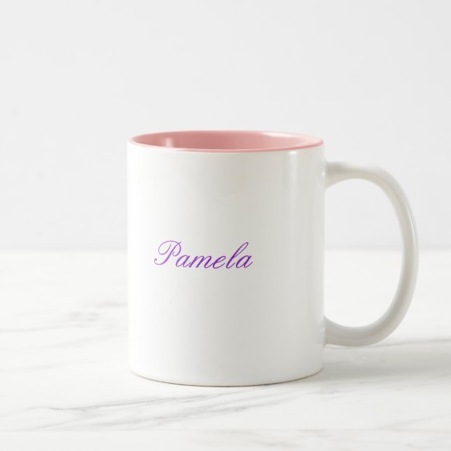 Caneca De Café Em Dois Tons Copo conhecido personalizado (Direita)