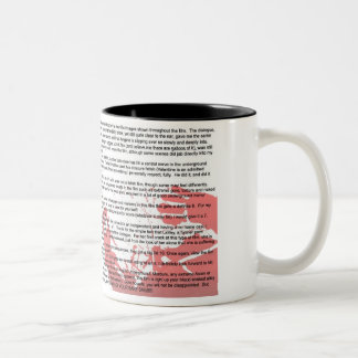 Caneca De Café Em Dois Tons copo da revisão