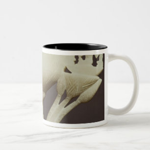 Caneca De Café Em Dois Tons Copo de bebendo sob a forma dos lótus