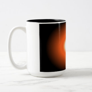 Caneca De Café Em Dois Tons Copo de buraco negro