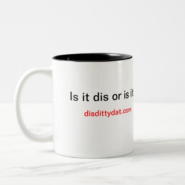 Caneca De Café Em Dois Tons Copo de café de Charlie (Esquerda)