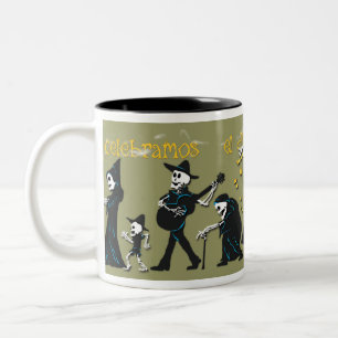 Caneca De Café Em Dois Tons Copo de café de Muertos