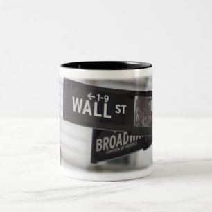 Caneca De Café Em Dois Tons Copo de café de Wall Street