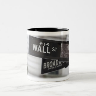 Caneca De Café Em Dois Tons Copo de café de Wall Street
