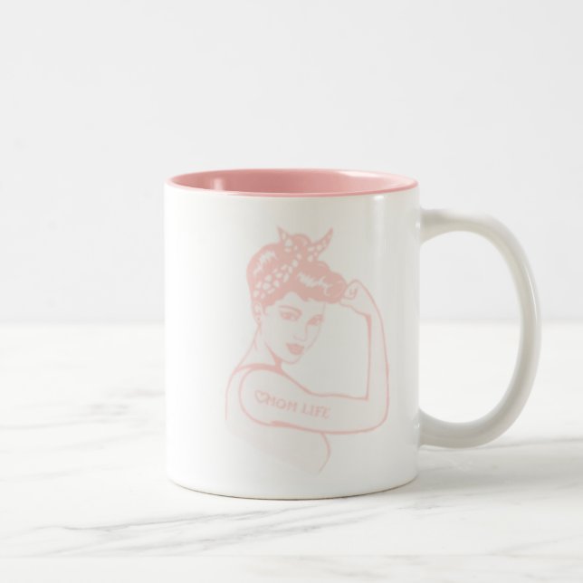 Caneca De Café Em Dois Tons Copo de café do Pinup (Direita)