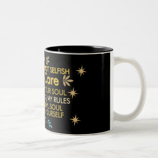 Caneca De Café Em Dois Tons Copo de Cuidado Pessoal Preto e Dourado Elegante c
