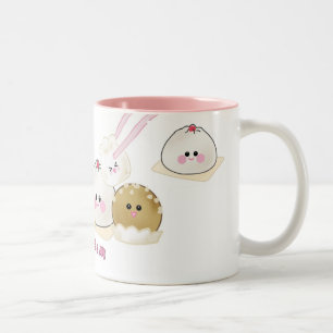 Caneca De Café Em Dois Tons Copo de Dim Sum!!!