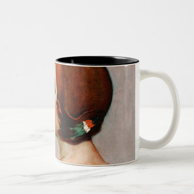 Caneca De Café Em Dois Tons Copo de Java (Direita)