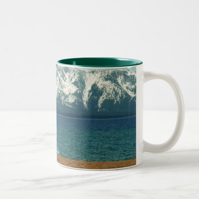 Caneca De Café Em Dois Tons Copo de Lake Tahoe/caneca (Direita)