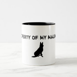 Caneca De Café Em Dois Tons Copo de Malinois