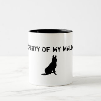Caneca De Café Em Dois Tons Copo de Malinois