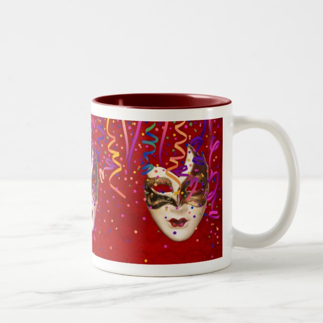 Caneca De Café Em Dois Tons Copo do carnaval (Direita)