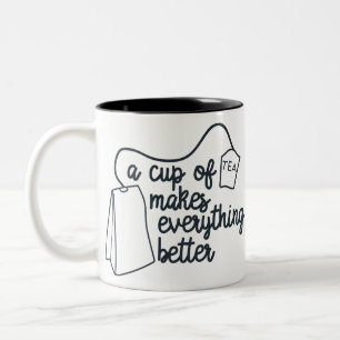 Caneca De Café Em Dois Tons Copo do chá