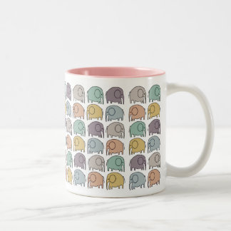 Caneca De Café Em Dois Tons Copo do elefante
