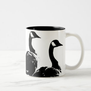 Caneca De Café Em Dois Tons Copo do ganso de Canadá do copo de café da canec