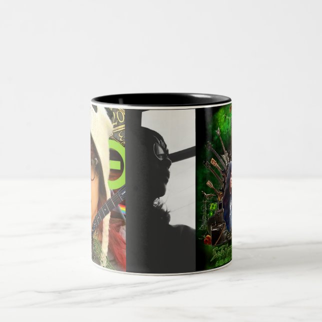 Caneca De Café Em Dois Tons Copo do memorial de Seth Honeycutt (Centro)
