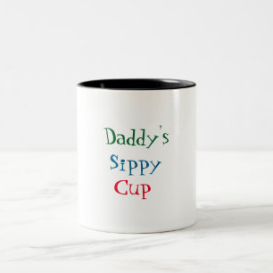 Caneca De Café Em Dois Tons Copo do Sippy do pai