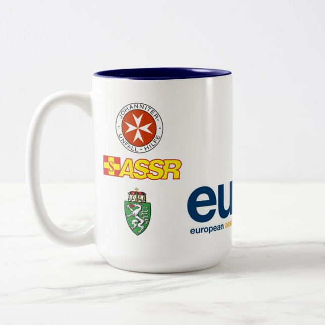 Caneca De Café Em Dois Tons Copo Mug taça EURAMET (Esquerda)