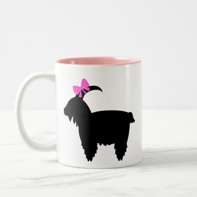 Caneca De Café Em Dois Tons Coquette Goat (Esquerda)