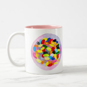 Caneca De Café Em Dois Tons Cor-de-água doce de geleia