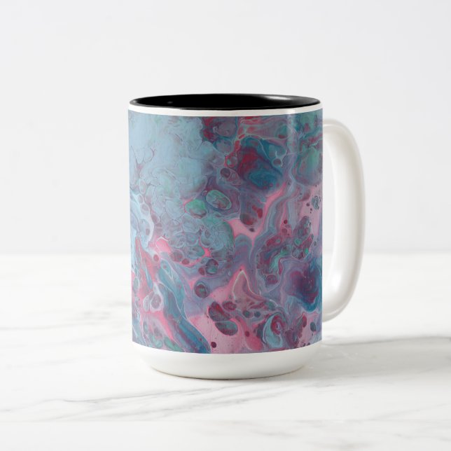 Caneca De Café Em Dois Tons Coração de um Artista (Frente Esquerda)