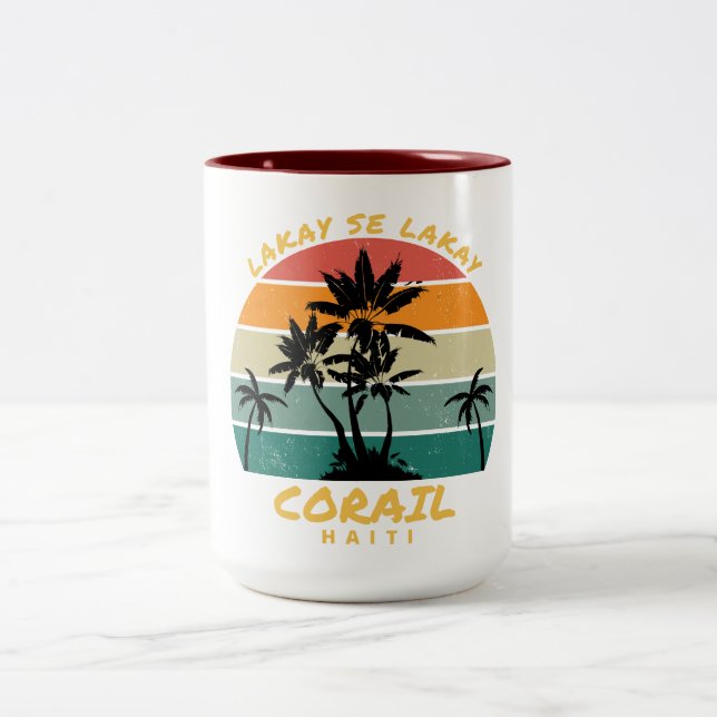 CANECA DE CAFÉ EM DOIS TONS CORAIL (Centro)
